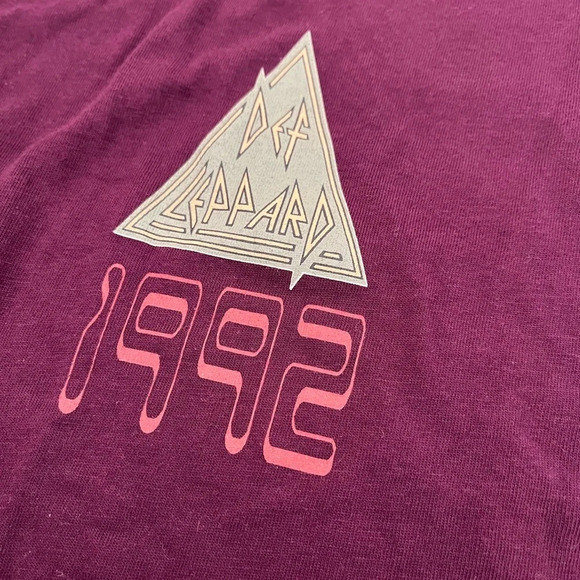 Def Leopard t-shirt Vinyl Icons label, size Large - Picture 8 of 9
